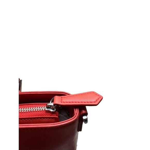 Vera Bradley VEGAN Leather Orange/Coral Satchel Exterior Pocket & FREE GIFT 🎁 - Picture 11 of 12